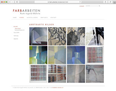 Farb-Arbeiten von Ruth Ingold-Wöhrle