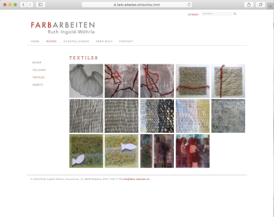 Farb-Arbeiten von Ruth Ingold-Wöhrle