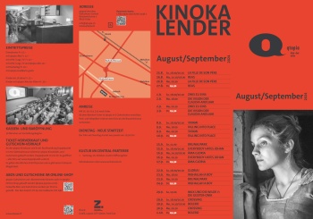 Gedruckte Version des qtopia-Programms (3x gefalzt)