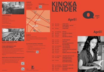 Gedruckte Version des qtopia-Programms (3x gefalzt)