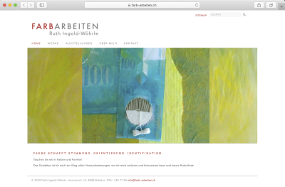 Farb-Arbeiten - Ruth Ingold-Wöhrle