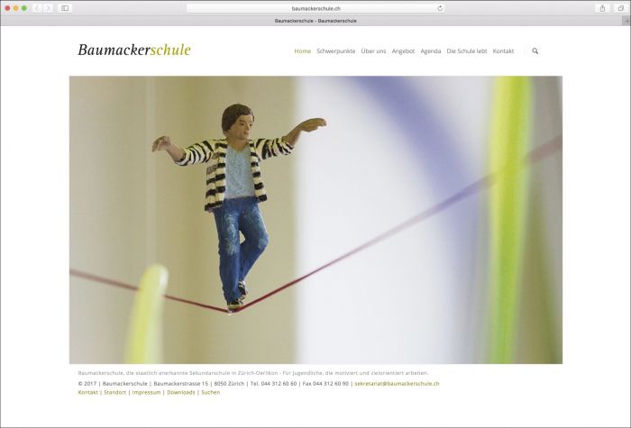 Die Baumackerschule ist eine staatlich anerkannte Sekundarschule in Zürich Oerlikon.