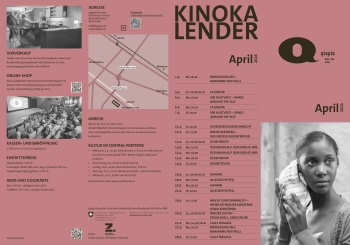 Gedruckte Version des qtopia-Programms (3x gefalzt)