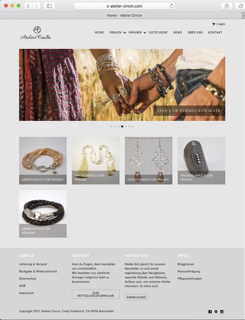 Atelier Cincin - Schmuckunikate für Frauen und Männer