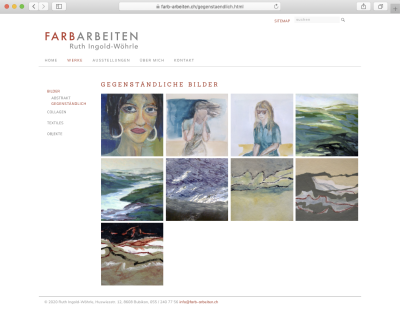 Farb-Arbeiten von Ruth Ingold-Wöhrle