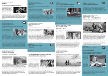Gedruckte Version des qtopia-Programms (3x gefalzt)