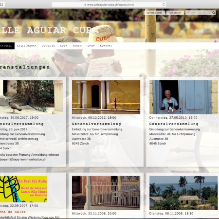 CALLE AGUIAR CUBA Ein Schweizer Beitrag zur Sanierung der Altstadt von Havanna