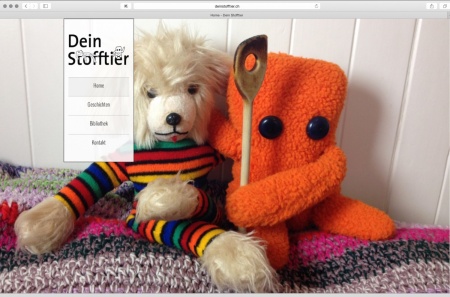 Bildergeschichten von kleinen Stofftieren