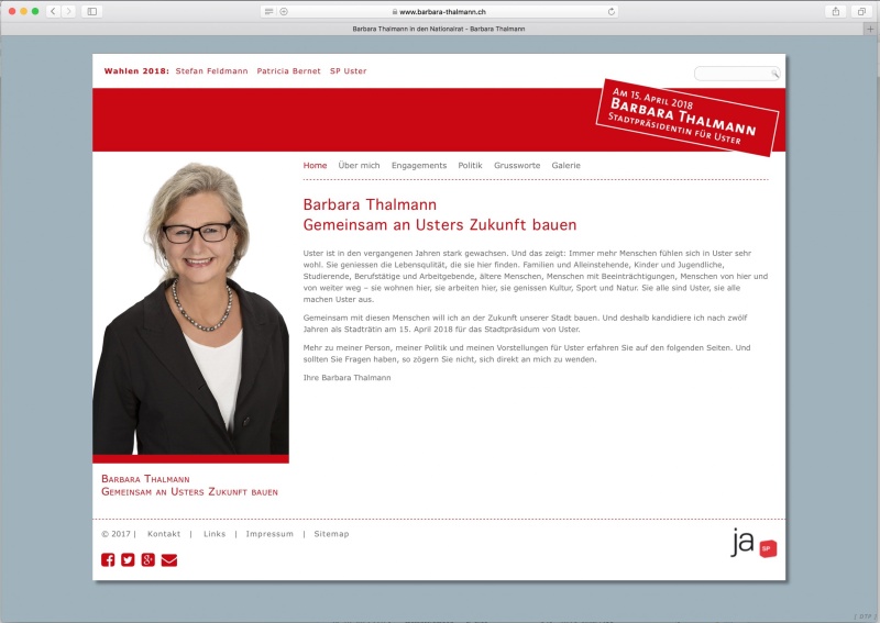 Barbara Thalmann, Stadträtin (SP), Uster