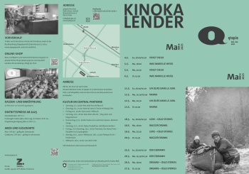 Gedruckte Version des qtopia-Programms (3x gefalzt)