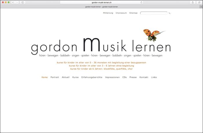 gordon musik lernen