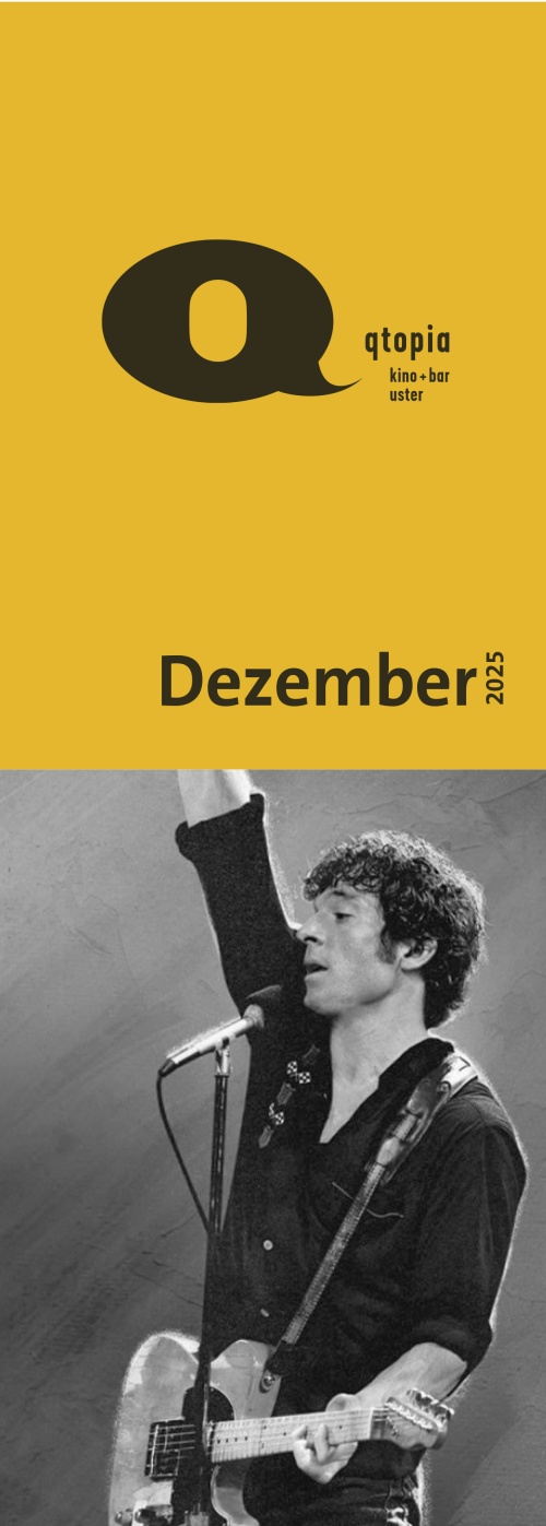 Kinoprogramm «qtopia», erscheint monatlich, Format 420 x 297 mm, 3x gefalzt