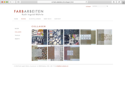 Farb-Arbeiten von Ruth Ingold-Wöhrle