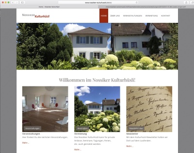 Kulturhaus mit Lesungen, Konzerten, philosophischen Workshops, Singabende etc.