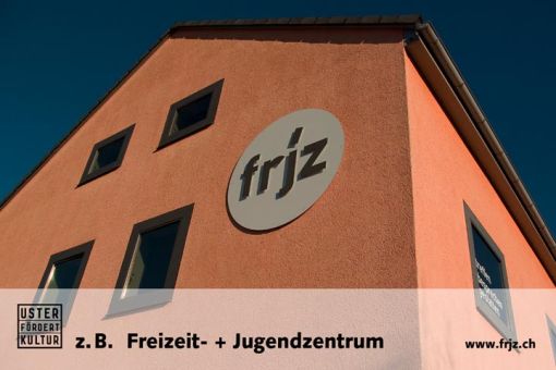 Werbung im Kino, Kino-Dia z.B. für die Kulturförderung der Stadt Uster
