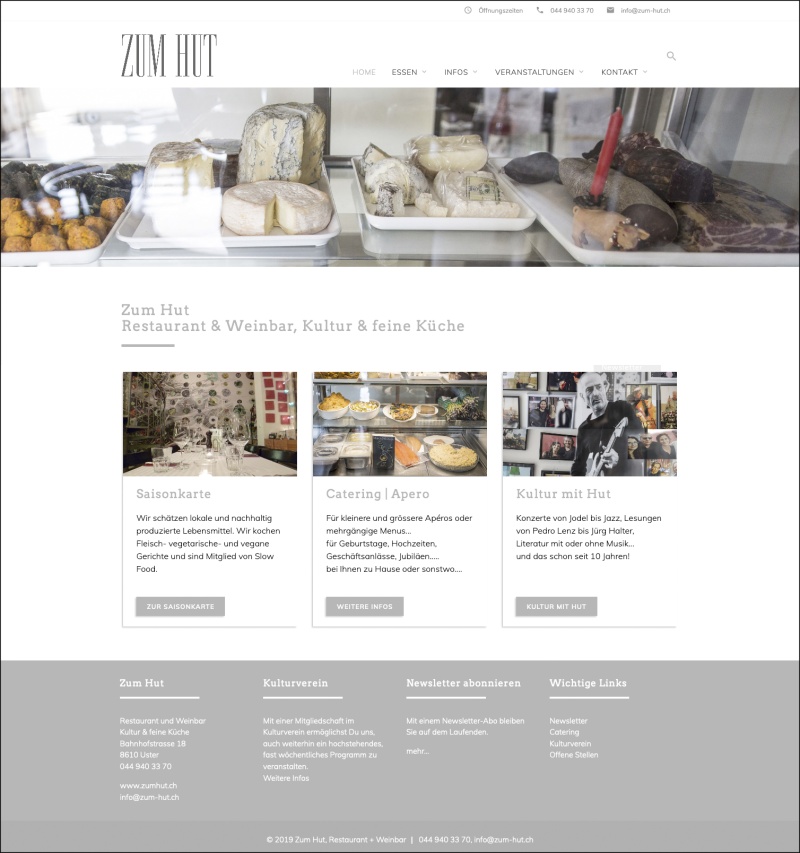 Restaurant & Weinbar, Kultur & feine Küche